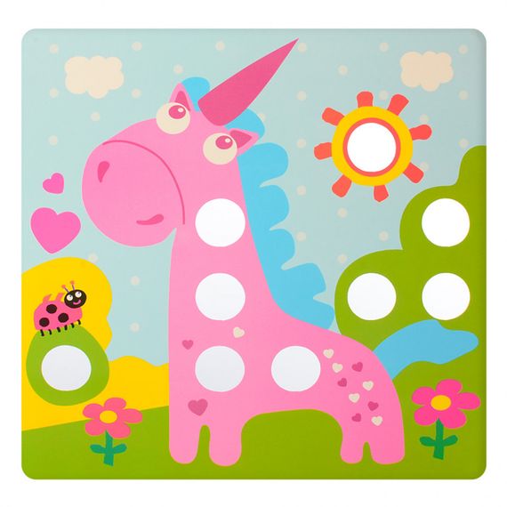 Детская мозаика с вкладышами SK 0005, 46 фишек | Зображення 1