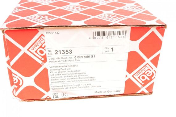 Пильник рейки рульової Ford Transit 85-00 L=205mm  к-кт  21353 | Зображення 8