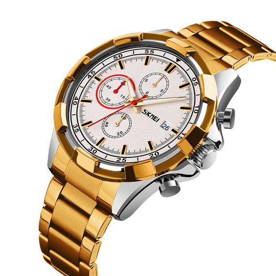 Чоловічий годинник Skmei 9192GD Gold | Зображення 1