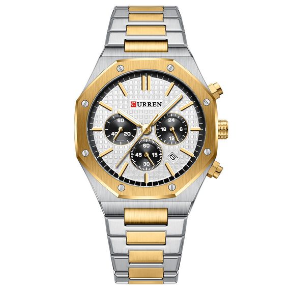 Годинник C1ur1ren 8440 Silver-Gold-White