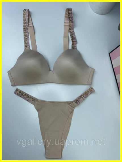 Подарочный набор нижнего белья для девушек Victoria`s Secret, топ + трусики | Зображення 2