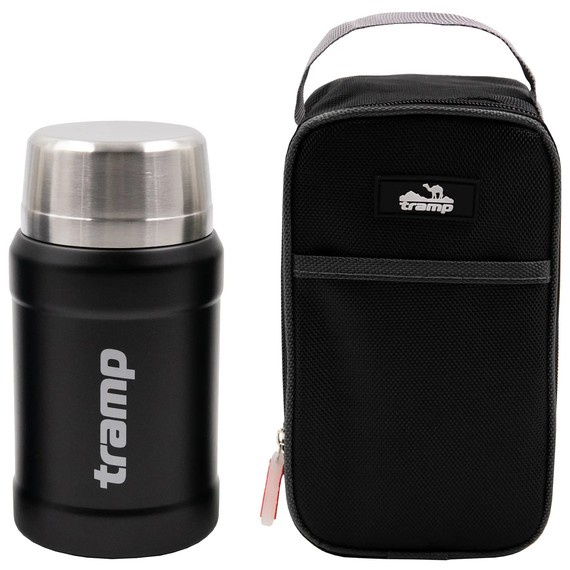 Термос TRAMP пищевой 0,8 л в чехле черный (TRC-132-black) (UTRC-132-black) | Зображення 4