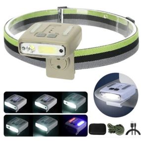 Фонарь налобный Police W6129-XPE+COB+8RGB