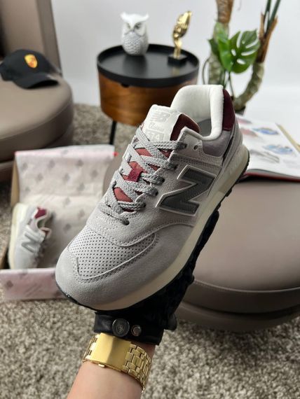 Женские кроссовки New 574 Grey Wine , Вьетнам 39 (25) см | Зображення 4