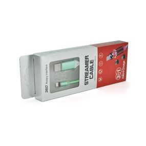 Магнітний кабель світиться USB 2.0 / Micro, 1m, 2А, GREEN