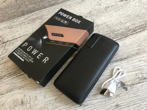 Универсальная мобильная батарея Power Box (повербанк) 20 000mAh, black