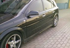 Боковые пороги DPT (2004-2009, под покраску) для Opel Astra H
