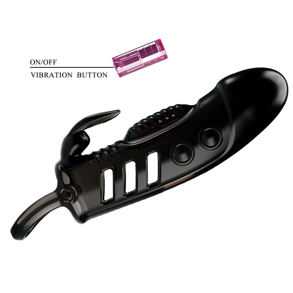 Насадка на член - Pretty Love Sloane Vibrating Penis Sleeve Black | Зображення 3