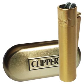 Оригинальная Зажигалка Клиппер В Металлическом Корпусе Metal Clipper Gold
