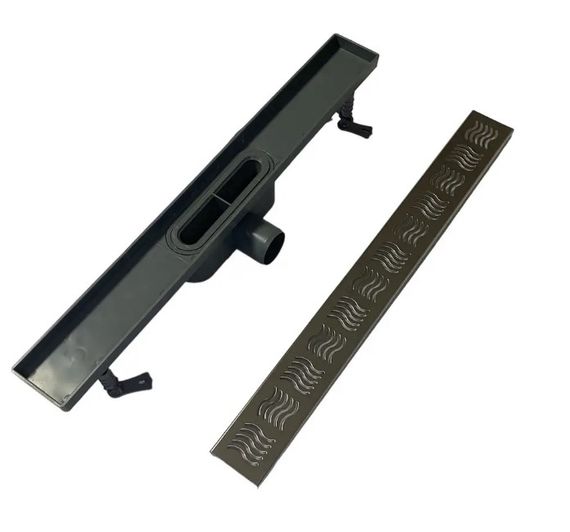 Душевой канал Maxiflow Classic Line 60 см решетка Волна 4012.0Y050K.060.1 | Зображення 5