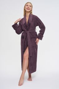Жіночий халат Nusa 3873 фіолетовий XL