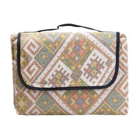 Коврик для пикника жаккардовый, желтый