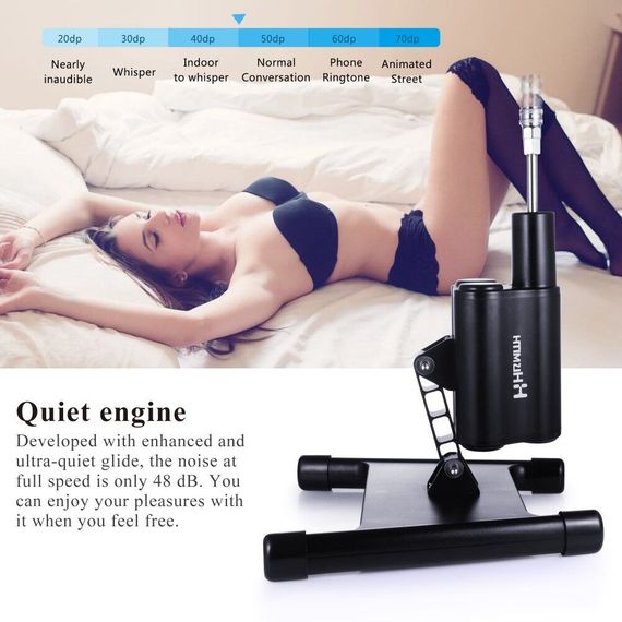 Смарт секс-машина Hismith AK-03 Sex Machine APP з фалоімітатором, особливо стійка, не потребує склад | Зображення 4