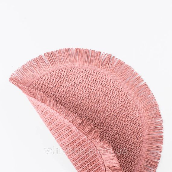 Салфетка сервировочная на стол круглая Ø38 (см) под тарелки Розовый HP-35-7P | Зображення 1