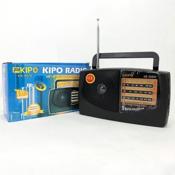 Приемник фм радио KIPO KB-308AC, FM-радиоприемник, LF-253 Цифровой радиоприемник | Зображення 4