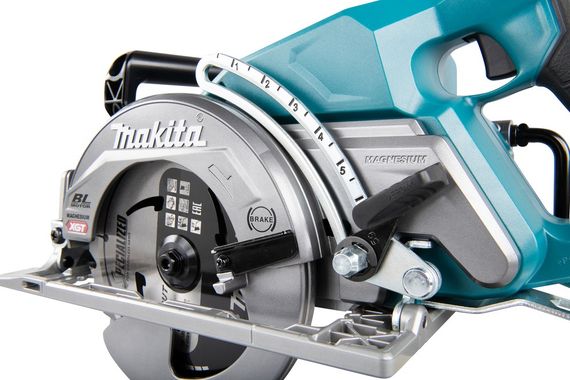 Пила дисковая ручная аккумуляторная Makita RS001GM101 (185 мм, 6400 мин-1, 65 мм, BL, XGT) | Зображення 7