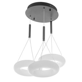Светильник потолочный подвесной светодиодный для спальни BR-994S/39W LED BK