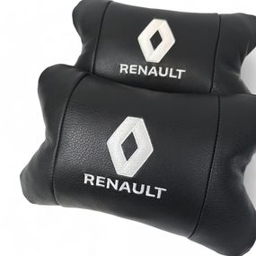 Подушка для поддержания шеи в авто Renault Рено, Подушка под шею с логотипом на авто сиденье ZH-98
