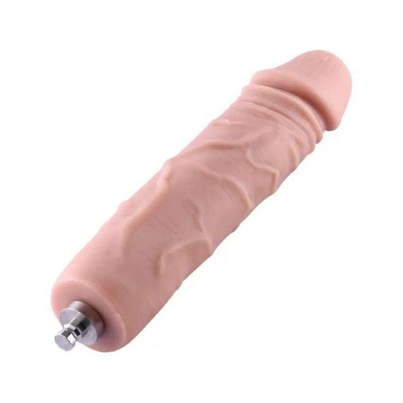 Силіконовий фалоімітатор для секс-машин Hismith 7" Silicone Dildo, система KlicLok Sex Aura