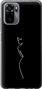 Чехол на Xiaomi Redmi Note 10 Силуэт1 "4590u-2277-17620"