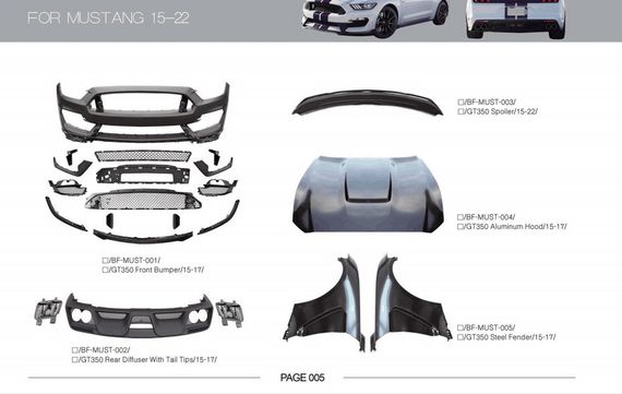 Комплект обвісів для Ford Mustang 2015- рр | Зображення 6
