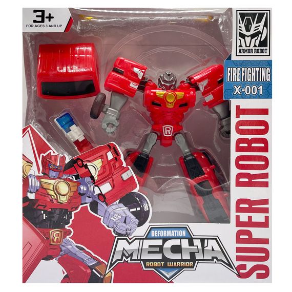 Игровой набор с роботом-трансформером KKR-13 из безопасных материалов Вид 1