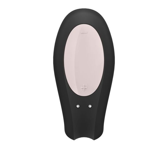 Смарт-вібратор для пар Satisfyer Double Joy Black із широким кліторальним стимулятором | Зображення 2
