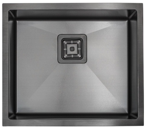Кухонна мийка Fabiano Quadro 49 Nano Graphite R10 (49x44) 1,20 мм 8216.401.0896