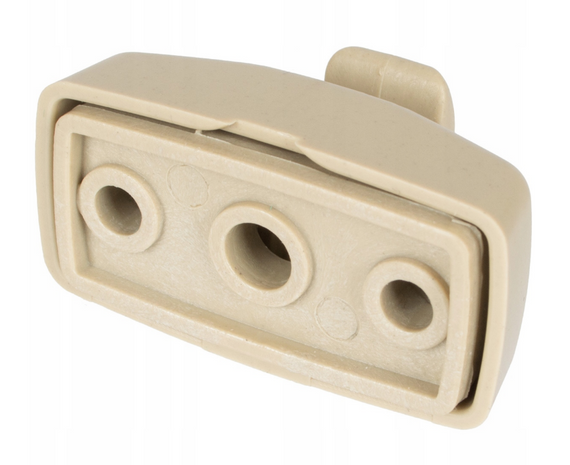 Seat Arosa (97-04) бежевий гачок кріплення сонцезахисного козирка лівий=правий 3B0857561B, Сеат Ароса | Зображення 1