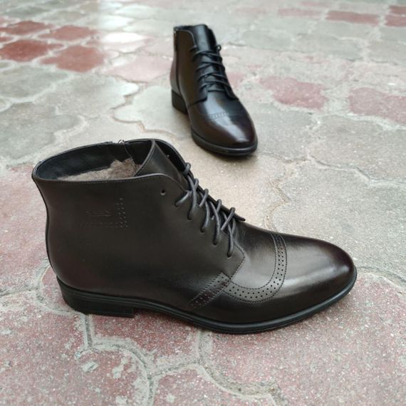 Стильні черевики бордового відтінку | Зображення 2