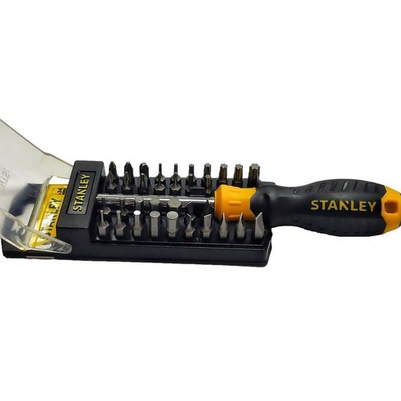 Stanley Викрутка Multibit, бітотримач 1/4', 34 біт, SL, PH, Torx, HEX (STHT0-70885)