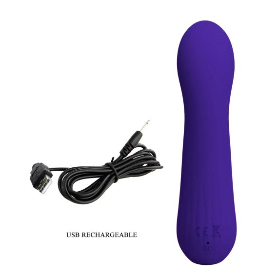 УЦІНКА - Вібромасажер для стимуляції точки G Pretty Love - Faun Dark Purple, DIS-BI-014724-3 Sex Aura | Зображення 9