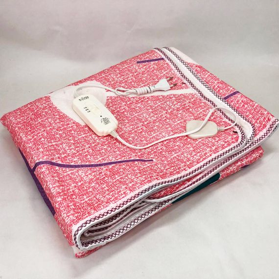 Электропростынь электрическая простынь с подогревом Electric Blanket 150х120см сердечка | Зображення 5