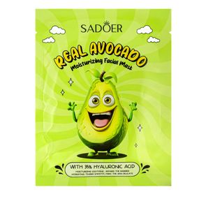 Тканевая маска для лица Sadoer с экстрактом авокадо, 25г