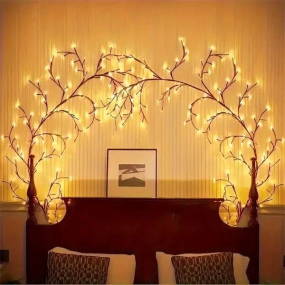Гирлянда 1,5 м 144 LED, USB, 8 режимов, теплый свет
