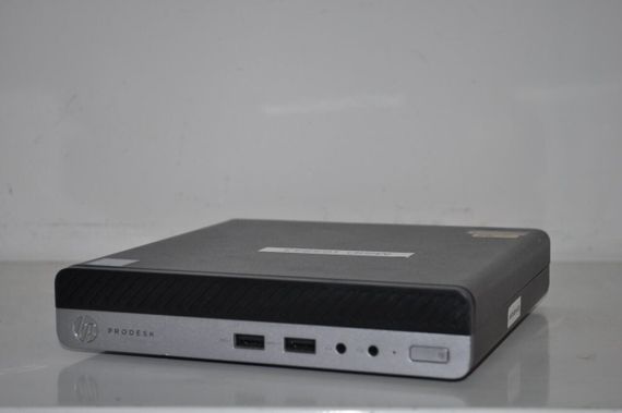 Неттоп HP ProDesk 400 G3 Desktop Mini USFF / Intel Core i5-7500T (4 ядра по 2,7 - 3,3 ГГц) / 16 ГБ DDR4 / 240 ГБ SSD / Intel UHD Graphics 630 / Блок живлення б/в + Подарунок Флеш-пам'ять USB 32 GB | Зображення 1