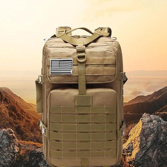 Тактичний рюкзак OPERATOR 50L Assault MOLLE – штурмовий військовий рюкзак + подарунок | для ЗСУ, туризму, виживання | Зображення 4