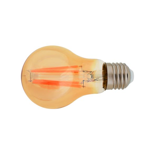 Лампа светодиодная LED 12W E27 COG WW A60 Amber 220V | Зображення 1