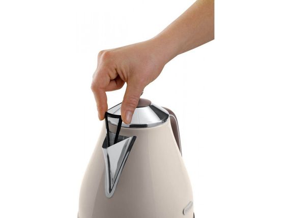 Электрочайник DeLonghi KBOV-2001-BG 1.7 л бежевый | Зображення 2