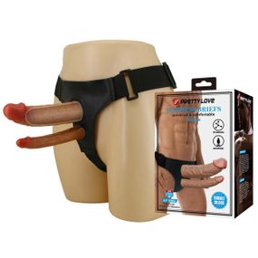 Реалистичный полый страпон Pretty Love Keaven (телесный) sexstyle