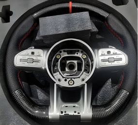 Руль AMG 2018-Style (Карбон -2025 Красный, 3pin) для Mercedes AMG GT C190/R190 2014-2022 гг