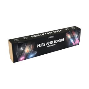 Настольная игра Pegs and Jokers 30348 карточки 108 штук, инструкция