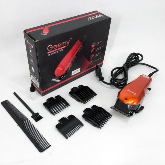 Профессиональная машинка для стрижки волос с насадками GEMEI, Профессиональный триммер с насадками CI-77 | Зображення 9