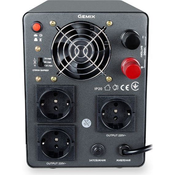 Пристрій безперебійного живлення Gemix PSN-800U (PSN800U) | Зображення 2