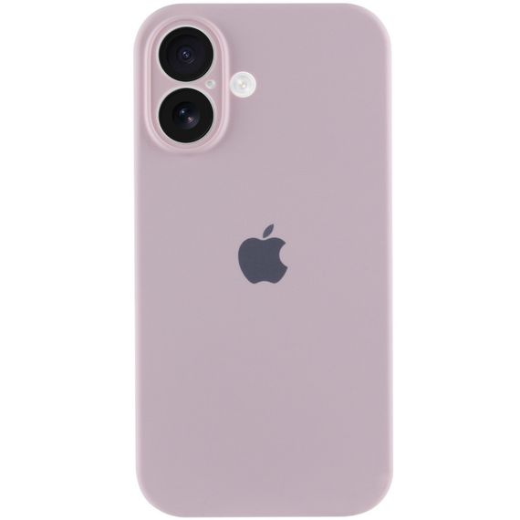 Чехол Silicone Case Full Camera Protective (AA) для Apple iPhone 16 (6.1") Розовый / Chalk Pink | Зображення 4