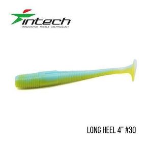 Силиконовая приманка, Съедобный силикон Intech Интеч Long Heel 4"6 шт #30