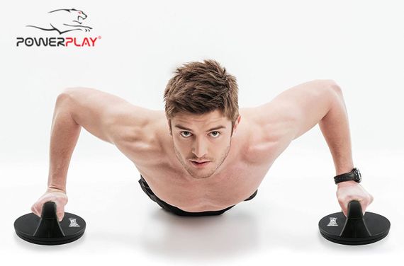 Упори для віджимань поворотні PowerPlay 4321 Push Up Bars пластикові (Круглі) | Зображення 3