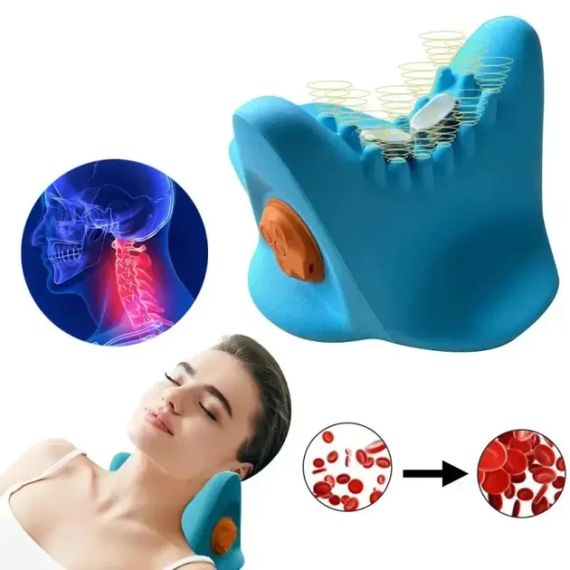 Электрический массажер для шеи LY-471 SPIN PILLOW для снятия мышечного напряжения