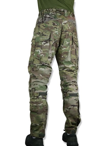 Тактичні штани з наколінниками PREDATOR Rip-Stop 65/35 Мультикам 58/5 | Зображення 3