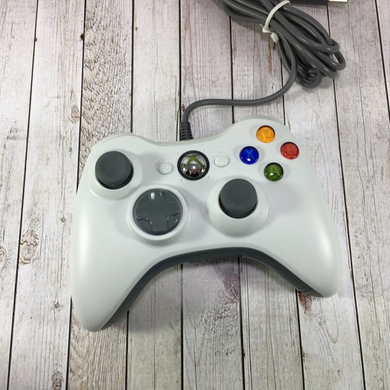 Джойстик дротовий геймпад X360 і ПК Controller Білий/Чорний | Зображення 2